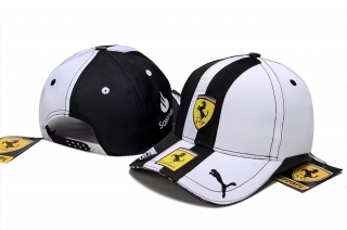 High Quality Pure Cotton Ferrari Curved Snapback Hats 120237
