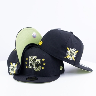 Kansas City Royals MLB Armed Forces Day 2024 59FIFTY Fitted Hats 118269