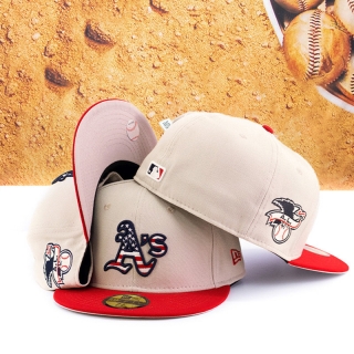 Oakland Athletics MLB 2024 Fourth of July 59FIFTY Fitted Hats 118281