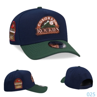 Colorado Rockies MLB 9FORTY Curved Adjustable Hats 120648