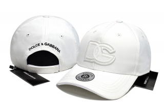 Pure Cotton High Quality DOLCE&GABBANA Curved Adjustable Hats 120832