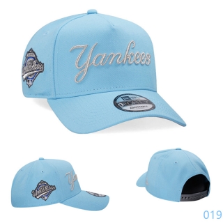 New York Yankees MLB 9FORTY Curved Adjustable Hats 120875
