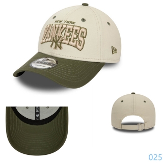 New York Yankees MLB 9FORTY Curved Adjustable Hats 120876
