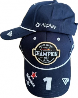 Red Bull Racing New Era Max Verstappen Drivers World Champion 2024 9FIFTY Curved Hats 121076