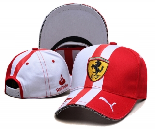 Ferrari Curved Snapback Hats 121262
