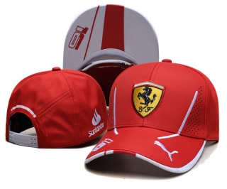 Ferrari Curved Snapback Hats 121266
