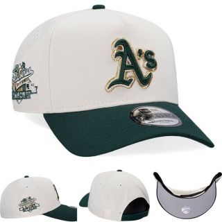 Oakland Athletics MLB 9FORTY Curved Adjustable Hats 121403