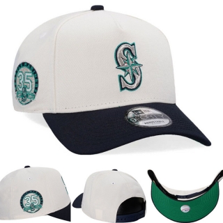 Seattle Mariners MLB 9FORTY Curved Adjustable Hats 121408