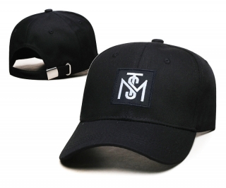 Monastery Couture Curved Strapback Hats 121538
