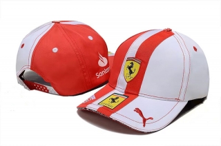 Ferrari Curved Snapback Hats 121564