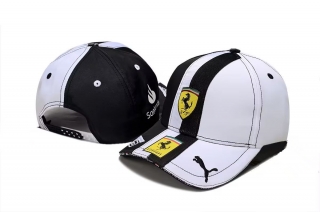 Ferrari Curved Snapback Hats 121565