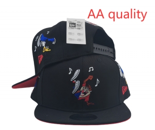 New Era 9FIFTY Looney Tunes Multi Character Black Snapback Hats 121844