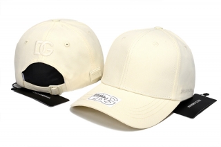 DOLCE&GABBANA PURE COTTON HIGH QUALITY CURVED ADJUSTABLE HATS 121936