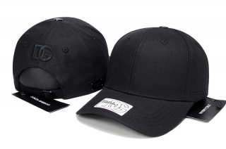 DOLCE&GABBANA PURE COTTON HIGH QUALITY CURVED ADJUSTABLE HATS 121937