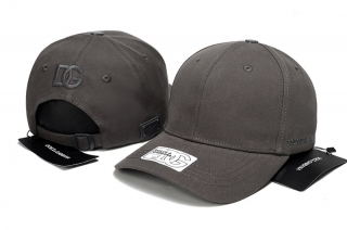 DOLCE&GABBANA PURE COTTON HIGH QUALITY CURVED ADJUSTABLE HATS 121940