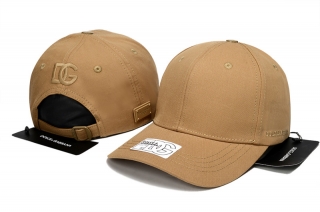 DOLCE&GABBANA PURE COTTON HIGH QUALITY CURVED ADJUSTABLE HATS 121939