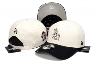 Los Angeles Dodgers Pure Cotton High Quality MLB 39THIRTHY Curved Strapback Hats 121944