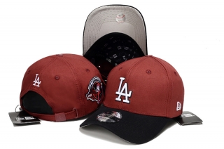 Los Angeles Dodgers Pure Cotton High Quality MLB 39THIRTHY Curved Strapback Hats 121946