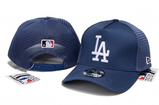 Los Angeles Dodgers Pure Cotton High Quality MLB 39THIRTHY Curved Mesh Adjustable Hats 121943