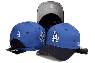 Los Angeles Dodgers Pure Cotton High Quality MLB 39THIRTHY Curved Strapback Hats 121948