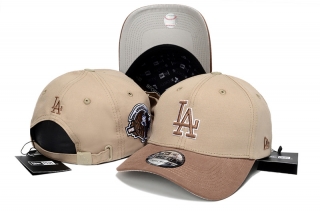 Los Angeles Dodgers Pure Cotton High Quality MLB 39THIRTHY Curved Strapback Hats 121947