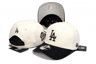 Los Angeles Dodgers Pure Cotton High Quality MLB 39THIRTHY Curved Strapback Hats 121950