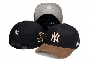 New York Yankees Pure Cotton High Quality MLB 39THIRTHY Curved Strapback Hats 121971
