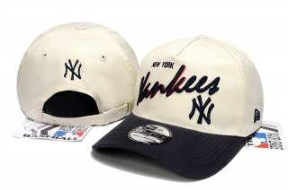 New York Yankees Pure Cotton High Quality MLB 39THIRTHY Curved Strapback Hats 121985