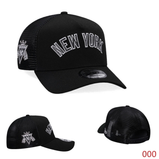 New York Yankees MLB 9FORTY Curved Mesh Adjustable Hats 122063