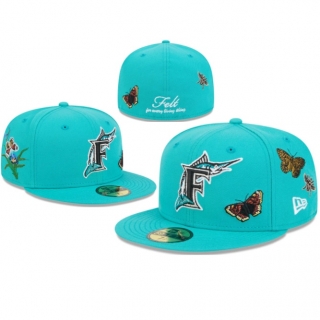 Miami Marlins MLB 59FIFTY Flet Fittd Hats 122124