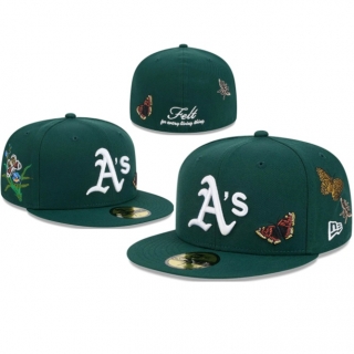 Oakland Athletics MLB 59FIFTY Flet Fittd Hats 122126
