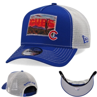 Chicago Cubs MLB 9FORTY Curved Mesh Adjustable Hats 122143