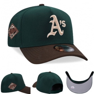 Oakland Athletics MLB 9FORTY Curved Adjustable Hats 122201