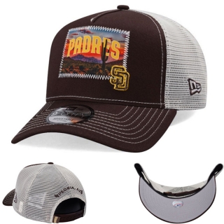 San Diego Padres MLB 9FORTY Curved Adjustable Hats 122205