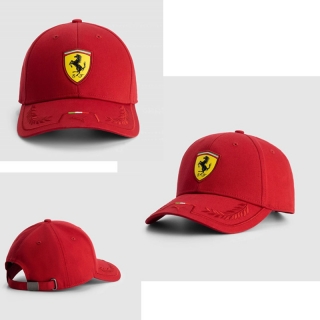 Ferrari Curved Adjustable Hats 122309