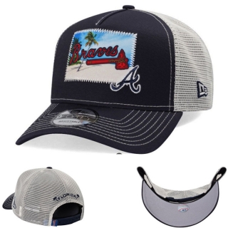 Atlanta Braves MLB 9FORTY Curved Mesh Adjustable Hats 122368