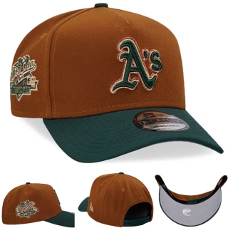 Oakland Athletics MLB 9FORTY Curved Adjustable Hats 122400