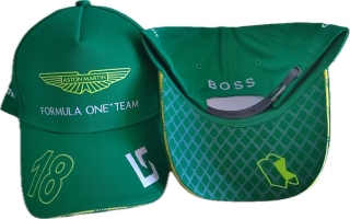 Aston Martin Formula One Team Curved Adjustable Hats 122412