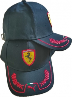 Ferrari Curved Adjustable Hats 122422