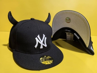 New York Yankees Ryder Studios Devil MLB 59FIFTY Fitted Hats 122561
