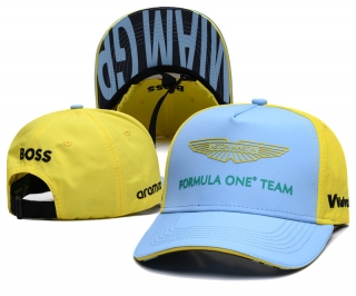 Aston Martin Formula One Team Curved Adjustable Hats 122415