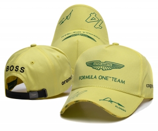 Aston Martin Formula One Team Curved Adjustable Hats 122414