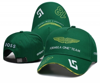 Aston Martin Formula One Team Curved Adjustable Hats 122412