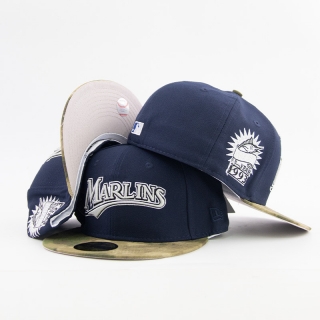 Miami Marlins MLB 59FIFTY Fitted Hats 122588
