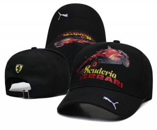 Ferrari & Puma Curved Adjustable Hats 122657