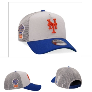 New York Mets MLB 9FORTY Curved Mesh Adjustable Hats 122679