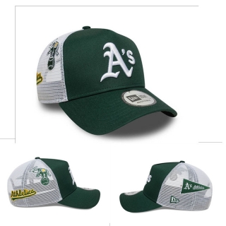 Oakland Athletics MLB 9FORTY Curved Mesh Adjustable Hats 122685