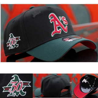 Oakland Athletics MLB 9FORTY Curved Adjustable Hats 122761