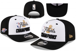 Oklahoma City Thunder 2025 NBA Finals Champions Locker Room Curved SnapBack Hats 122786