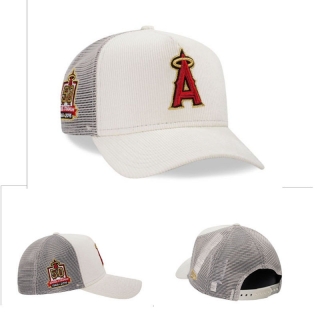 Los Angeles Angels MLB 9FORTY Curved Mesh Adjustable Hats 122892